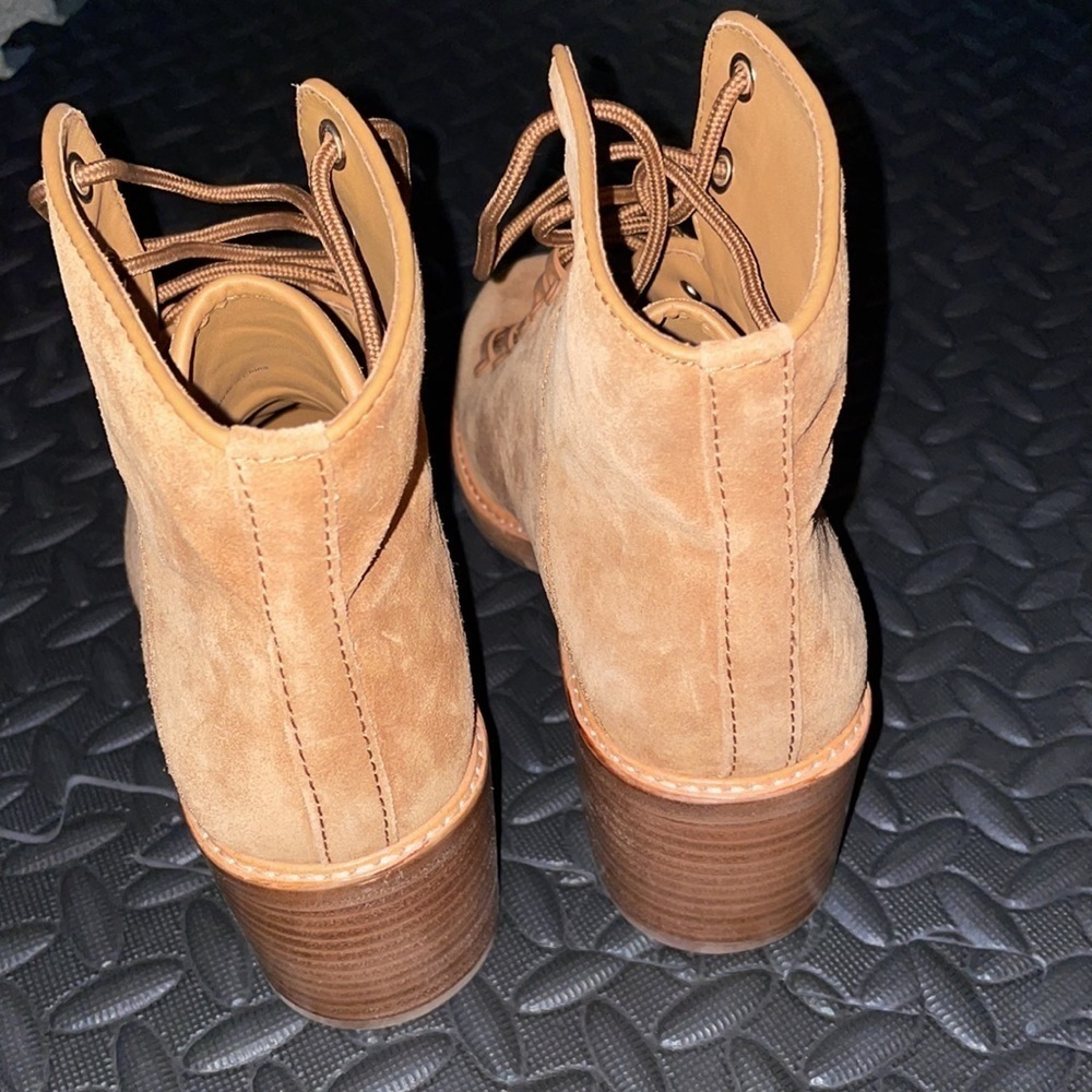 NEW Vince Falco Suede Lace Up Boots size - 8M - Picture 4 of 8